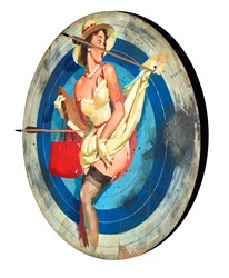 A Feigned Surprise by James Paterson - Original on Board sized 39x39 inches. Available from Whitewall Galleries